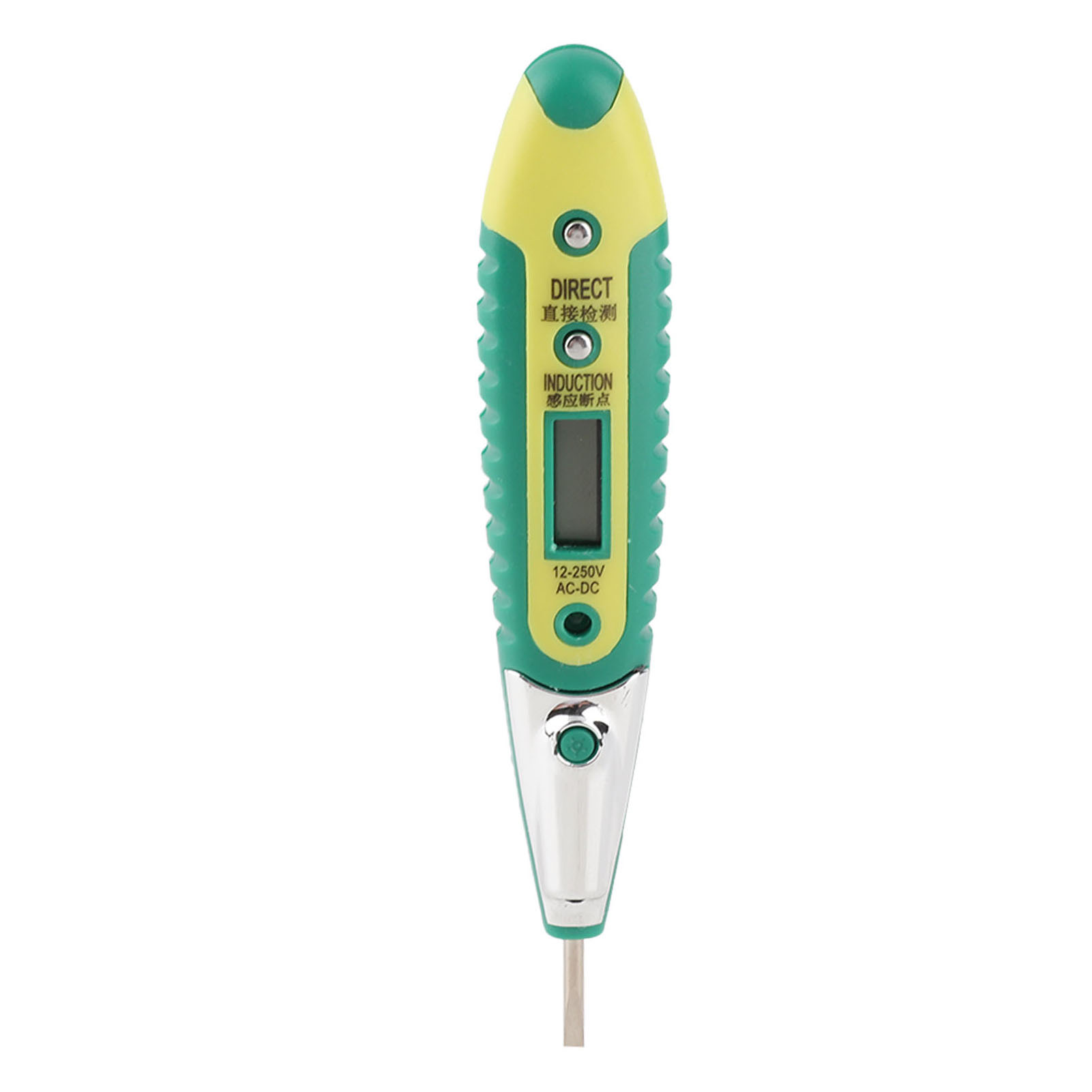 Digitaler Ac/dc-spannungsprüfer Mit Led-anzeige, 12–250-v-prüfstift, Haushaltsgerät Mit Beleuchtung