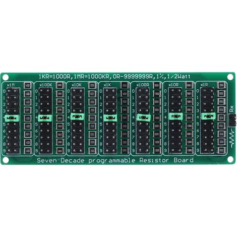 Programmierbare Widerstandsplatine 0r-9999999r, Ac200v Einstellbares Widerstandsmodul Für Experimente