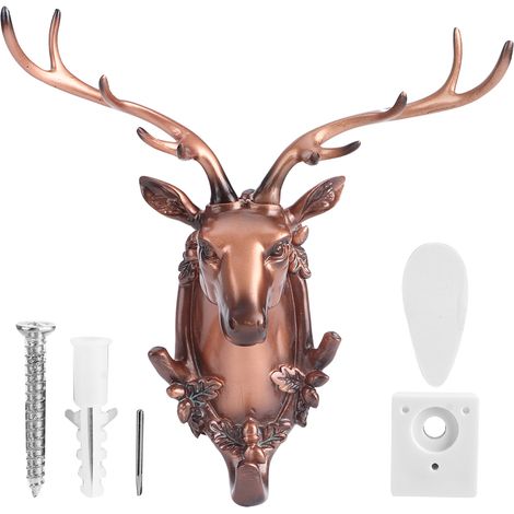 Wandhaken Aus Kunstharz In Tierform Für Handtücher, Mäntel, Hüte Und Schlüssel, Antik-kupfer