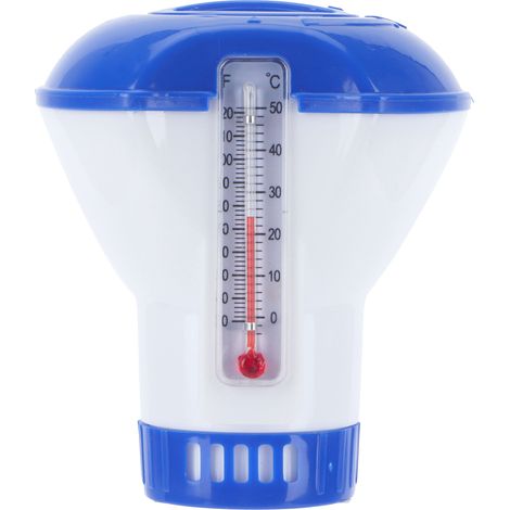 5-zoll-schwimmchemikalienspender Für Pools Mit Schwimmendem Chlorspender Und Thermometer