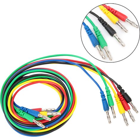 Bananenstecker-testleitung P1043, 4 Mm, Spritzgegossen, Stecker Auf Stecker, Multimeterkabel