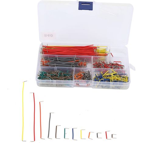 Lötfreies Prototyping-board-pin-verlängerungskabel-set, Flexible Jumperkabel, 840 Stück, Elektronisches Bauteil
