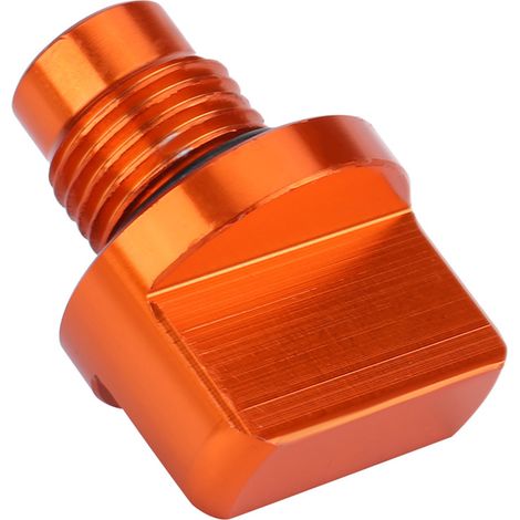 Motorradzubehör: Orangefarbener Öleinfülldeckel Aus Aluminiumlegierung