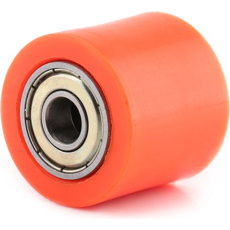 8-mm-antriebskettenrollen-schieber-spannrolle Für Straßenmotorräder, Orangefarbenes Motorrad