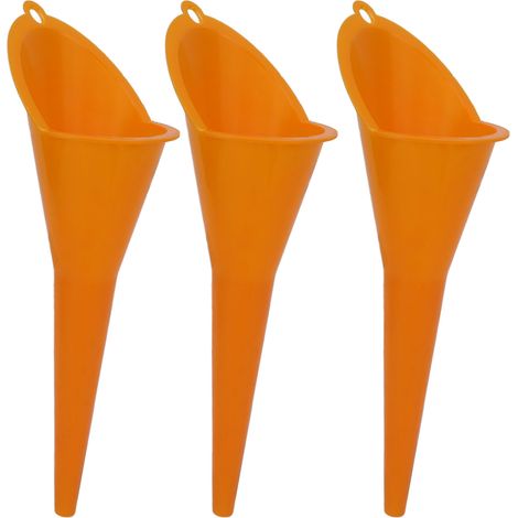 3-teiliges Set Mit 28 Cm Langem Halstrichter, Vielseitig Einsetzbar Für Benzin, Öl, Wasser, Schmierstoffe, Flüssigkeiten, Autos, Lkws, Motorräder