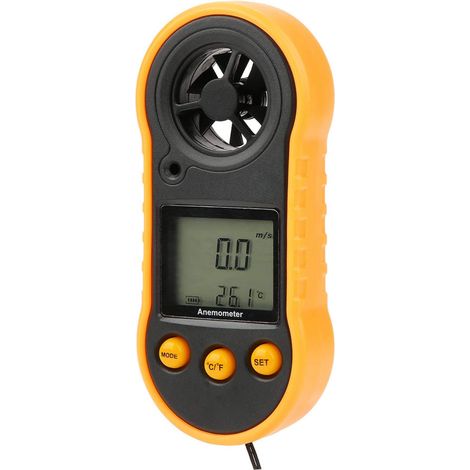 Anemometer, Windmesser, Tragbares Windgeschwindigkeitsmessgerät Für Zuhause, Büro, Auto-klimaanlage