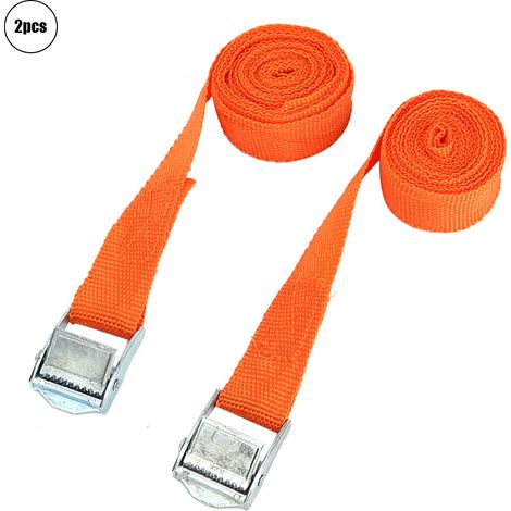 Ratschengurtspanner, 2 Stück, Für Fahrzeugtraktion (1" 2,5 M)
