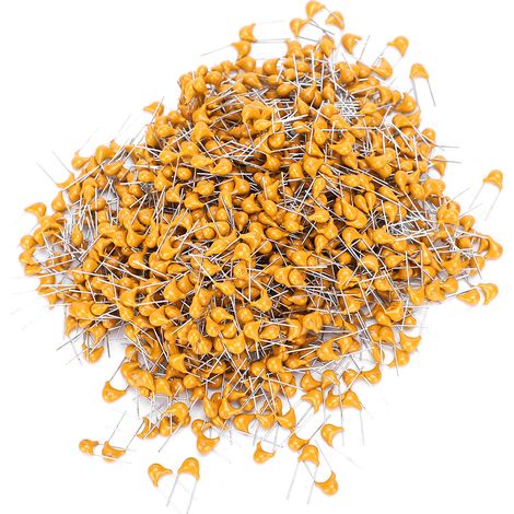 1000 Stück Monolithische Inline-keramikkondensatoren, 0,1 Μf, 5,08 Mm Pin-raster, Dc 50 V, 10 % Abweichung