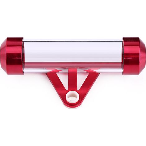 Universeller Motorrad-steuerscheiben-sicherungsrohr-zylinderstützrahmen, Wasserdicht, Rot