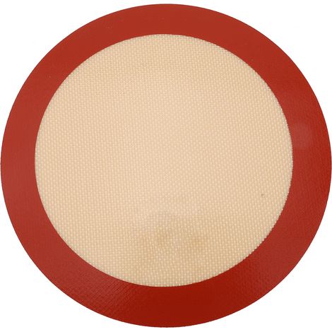 9-zoll-backmatte Aus Antihaftbeschichtetem Silikon, Hitzebeständig, Zum Backen Von Kuchen, Keksen, Grillgut Und Für Andere Backwaren.