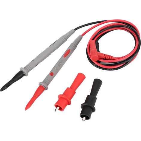 Multimeter-messleitung, 20 A 1000 V Digitalmultimeter-prüfspitzen, Elektrische Prüfspitzen Mit Bananenstecker Und Krokodilklemme + Prüfkabel (90 Cm)