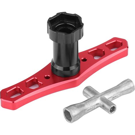 Robuster 17-mm-radmutternschlüssel, Rc-zubehör, Langlebiger, Tragbarer Sechskant-kreuzschlüssel Für M3, M4, Einfach Zu Bedienende M2, M2,5