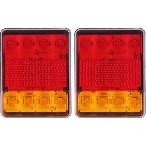 2-teiliges 12v 8led Rücklicht/blinker Für Anhänger, Wohnwagen, Pickup, Wohnmobil, Atv