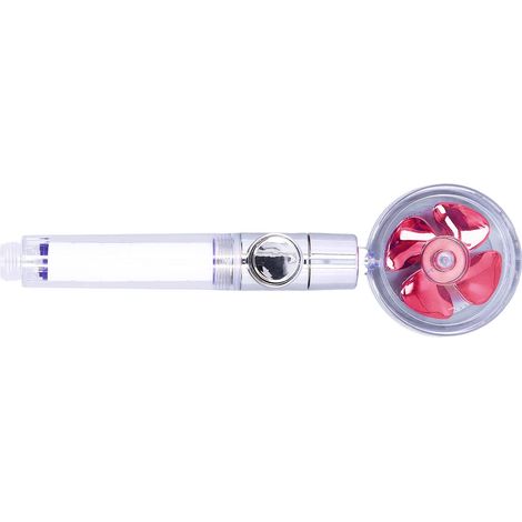 Ventilator-duschkopf, Hochdruck-handbrause Mit Pausenschalter Für Hotel-wcs (rote Ventilatordusche)