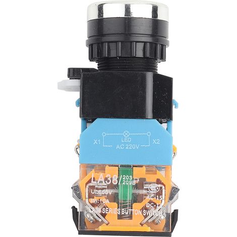 Selbstverriegelnder Roter Drucktaster Mit Led-leuchte La38-11dnzs (la38-11ds)
