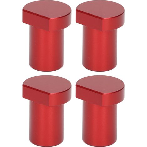 Tischanschlagblöcke Für Die Holzbearbeitung, Multifunktionale Werkbank, Bremsanschläge, 20 Mm Durchmesser, Rot, 4 Stück