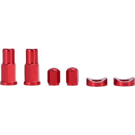 Felgenmutter-distanzstück-set Aus Aluminiumlegierung, Ersatzteile Für Die Kfz-wartung Für Yz 125 250 250f 450f Wr250r Wr450r Rot 6-teilig