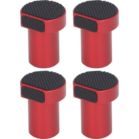 Hundeklemmen Aus Aluminiumlegierung, 4 Stück, Mit Antirutschpads, 19 Mm (3/4 Zoll), Zubehör Für Holzbearbeitungsbohrungen, Rot