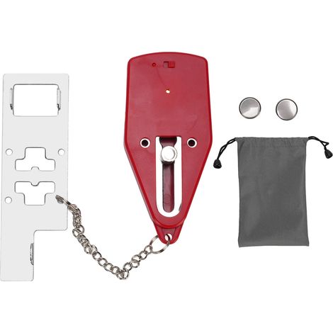 Tragbares Türschloss Mit Alarm Und 130 Db Vibration – Sicherheitsgerät Für Hotels Und Apartments