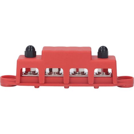 M8 4-loch-stromschiene, Hochleistungsmodul, Stromverteilerblock, Stromschienenkasten Für Yachten/wohnmobile, 48 V Dc, 250 A, Rot