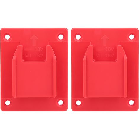 Stück, Passend Für Wandhalterungen Von Milwaukee M18 18v/20v Elektrowerkzeugen, Rot
