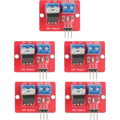 Pwm-treiber, Stabile 3,3 V/5 V, 5 Stück, Leichter Und Robuster Irf520-treiber Für Led-streifen Mit Gleichstrommotor.