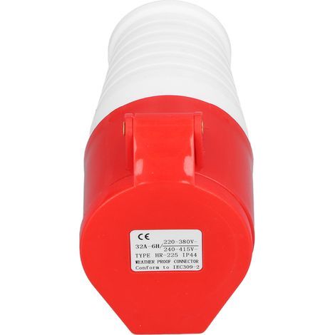 5-polige Industriesteckdose, 32 A, Ip44, Wasser- Und Staubdicht, Luftfahrtstecker, 220–380 V/240–415 V