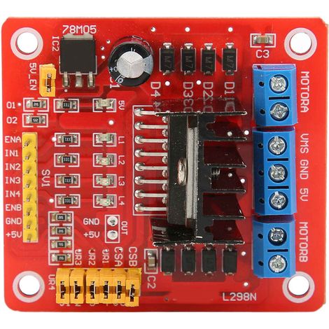 L298n Dual-h-brücken-dc-schrittmotortreibermodul Multifunktionale Controllerplatine