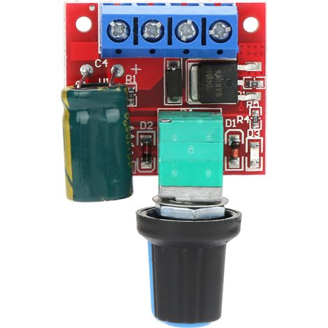 Gleichstrommotorsteuerung, Einstellbares Potentiometer, Led-dimmer, Verpolungsschutz, Pwm Für Elektrische