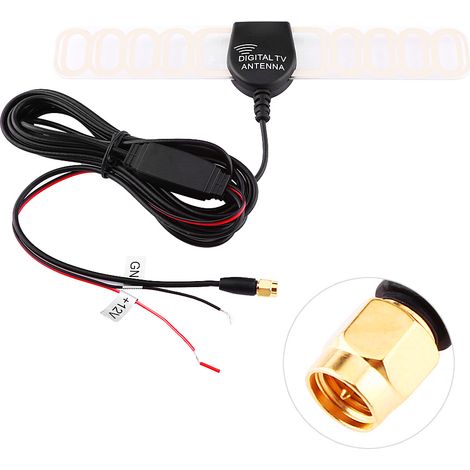 Universeller Digitaler Tv-autoantennenverstärker, Fm-dvb-t-antenne Mit Sma(m)-anschluss