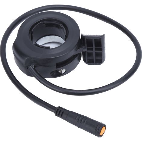 Alomejor Daumengasgriff Für Elektrofahrräder Mit Wasserdichtem Stecker, Geschwindigkeitsregler Für Elektrofahrräder, Zubehör 130x 24-72v Bbs01 Bbs02
