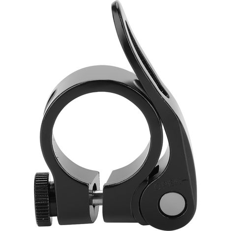 Rennrad, Mountainbike, Sattelstütze Aus Aluminiumlegierung, Schnellspann-sattelstützenklemme, Schwarz