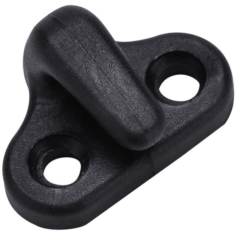 Kajak-befestigungshaken, Ersatz-j-haken Aus Nylon Für Kajaks, Schwarz Mit Flachkopfschrauben