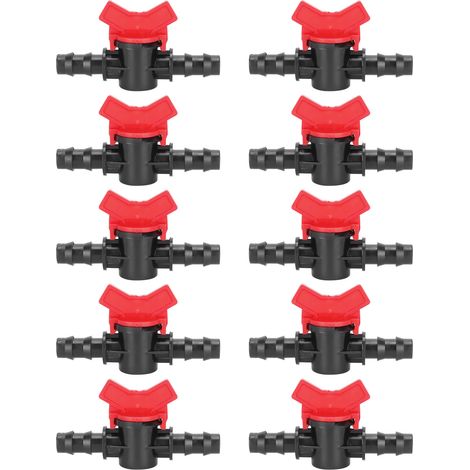 Bewässerungsarmaturen Für 1/2"-schläuche, 10 Stück, Schlauchanschlussventil, Gartenbewässerungsverbinder