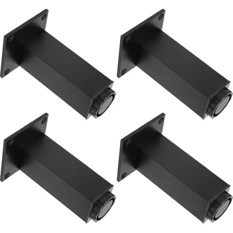 4-teiliges Set Verstellbarer Sofa- Und Bettfüße Aus Aluminiumlegierung, 120 Mm, Passend Für Schränke, Garderoben Und Möbel.