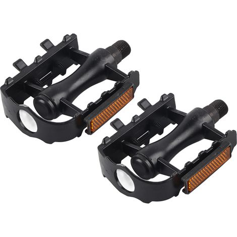1 Paar Leichte Pedale Aus Schwarzer Aluminiumlegierung Für Mountainbikes Und Rennräder