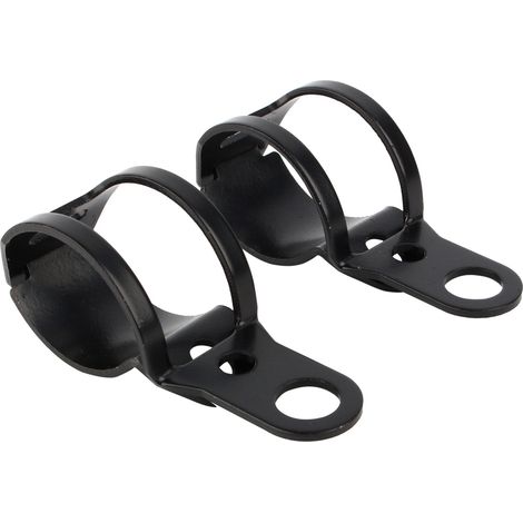Motorrad-blinkerhalterung, Universelle Blinker-gabelbefestigungsklemme, 30–43 Mm Gabelversetzungsklemmen, Schwarze Motorrad-blinkerhalterung