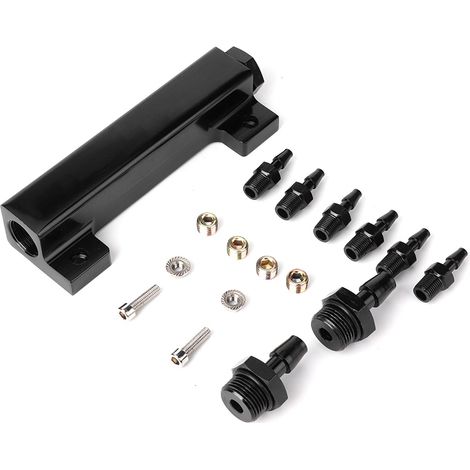 Ansaugkrümmer-kit Mit 6 Anschlüssen Für Unterdruck, 1/8 Npt Turbo-boost-kraftstoff-blow-off-ventil Für Rennstrecken