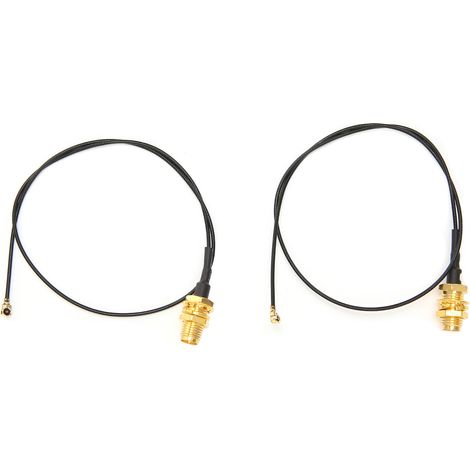 2-teiliges Ipex-kabel Mit Sma-buchse Und Stift-wlan-antennenkabel Für Gsm/gps-lan-systeme