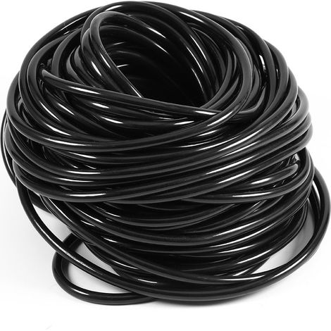 Schwarzer Schlauch Für Hydroponik-bewässerung, Flexibler Schlauch Für Tropfbewässerung, Garten-tropfschlauch, 3/5 Mm Mikro-rohrleitung, Tropfsystem Hg 20m