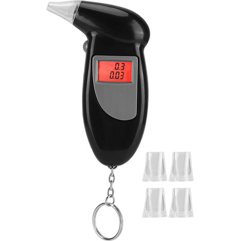 Tragbares Alkoholtestgerät/analysegerät Mit Digitalem Lcd-display Und Hintergrundbeleuchtung