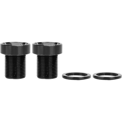 M15 19-mm-keilwellen-unterstützschrauben, Titan-tretlagerachsenschrauben Für Fahrräder, Schwarz