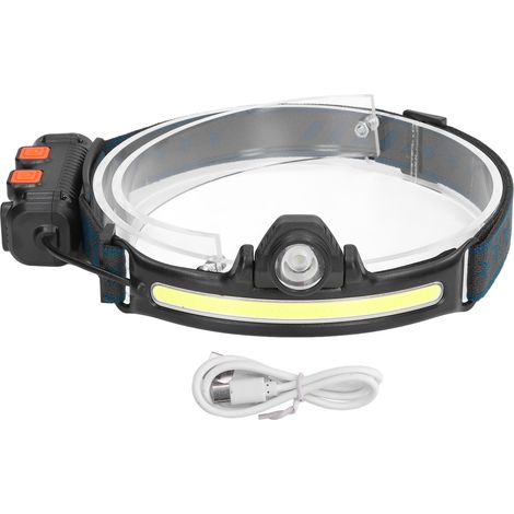 Xpg Cob Typ C Induktions-stirnlampe, Wiederaufladbare Led-stirnlampe Für Den Außenbereich Mit Eingebautem Akku