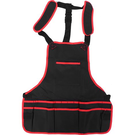 Verstellbare, Multifunktionale Gartenschürze Aus Polyester Mit Werkzeugtasche