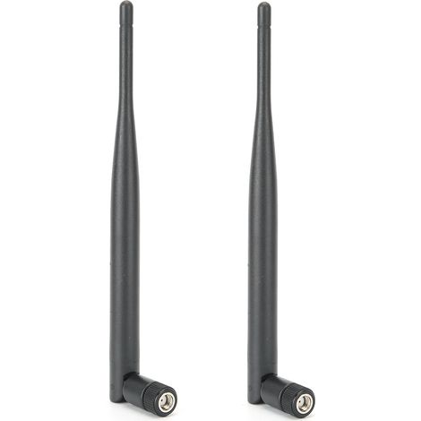 Zweiteilige Router-antenne, Robustes 6-db-wlan-system Mit Hoher Verstärkung, 2,4/5,8-ghz-dualband-sma-anschluss (intern)