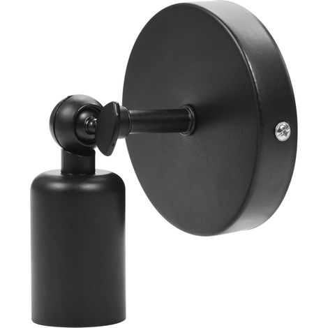Cofet Shop Stonce Bar Ston Shoft Flurlampenplan Mit E27-fassung (schwarz)