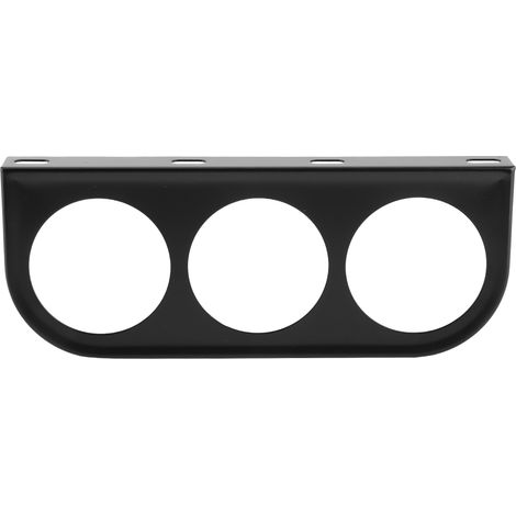 52 Mm/2 Zoll 3-loch Dreifach-armaturenbrettgehäuse-anzeigehalterung, Schwarze Eisenhalterung Für Auto-armaturenbrettinstrumente