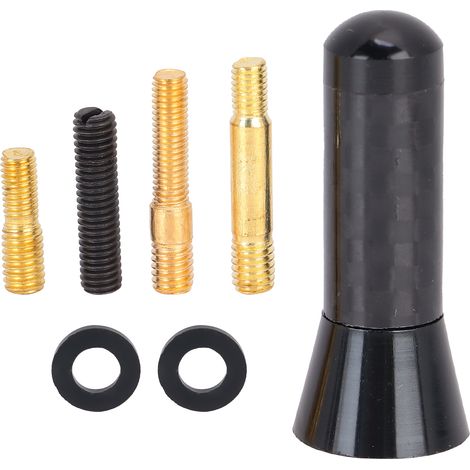 Kurze Antenne Aus Aluminiumlegierung Und Kohlefaser, 3,5 Cm / 1,4 Zoll, Universelle Fahrzeugmodifikation