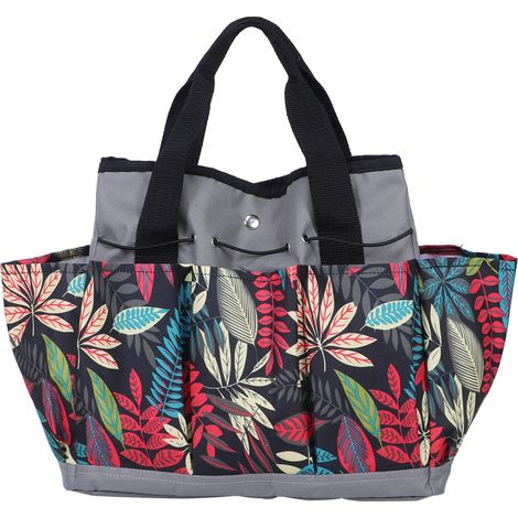 Tragbare, Multifunktionale Werkzeugtasche Mit Mehreren Fächern Für Gartengeräte Und Handwerkzeuge