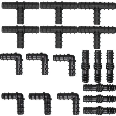 18-teiliges Set Schlauchverbinder Für Garten-tropfbewässerungssysteme, 1/2"-schlauch, Zubehör Für Tropfbewässerung